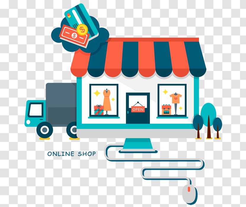 E-commerce Online Shopping Drop Shipping Management Sales - Multimedia - Design Transparent PNG
