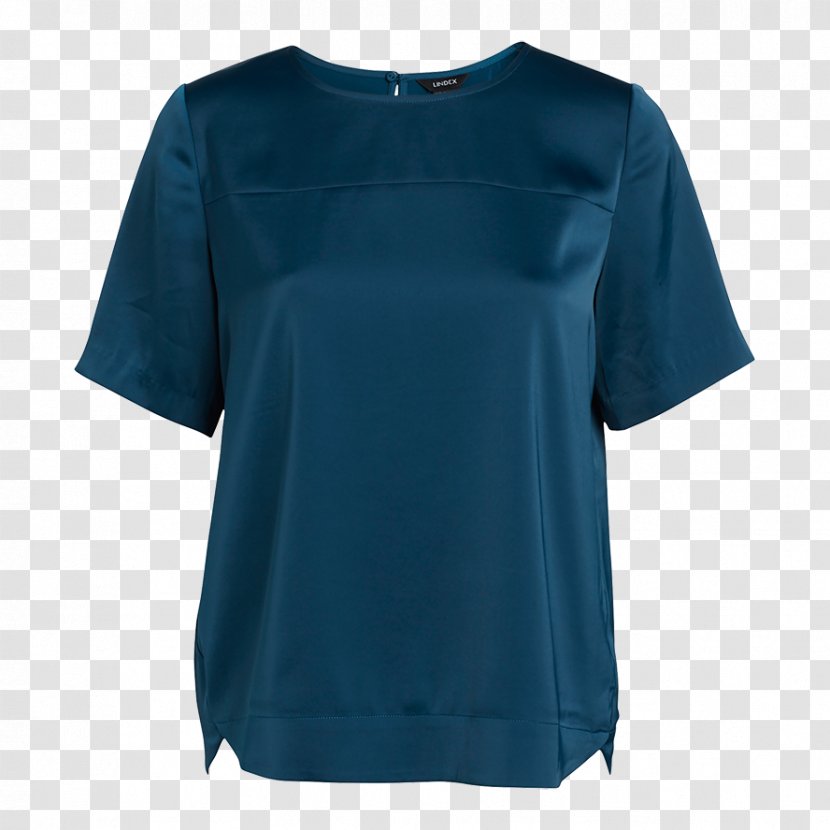 T-shirt Blouse Sleeve Blue Bra Transparent PNG