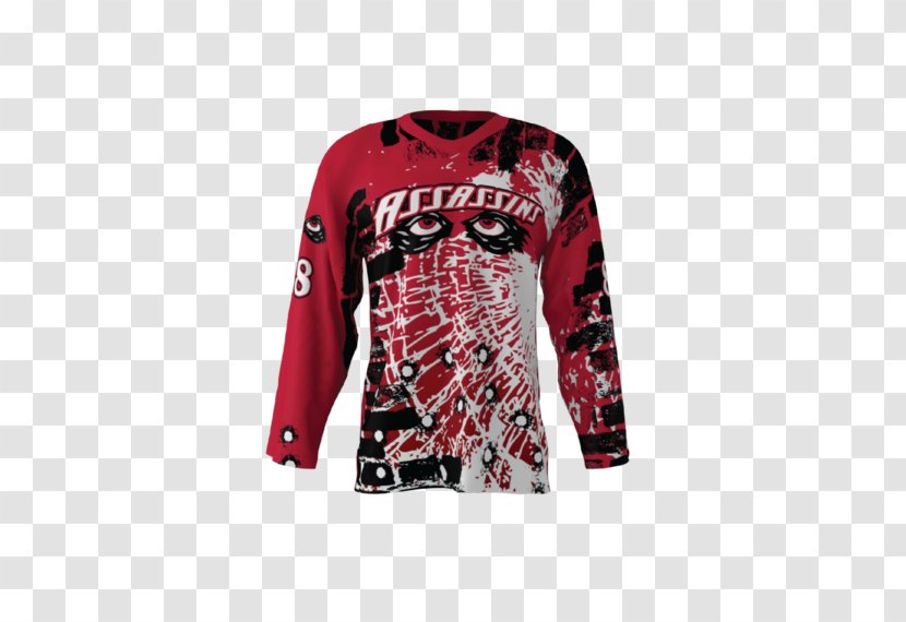 T-shirt Hockey Jersey Sleeve Ice - Dyesublimation Printer Transparent PNG