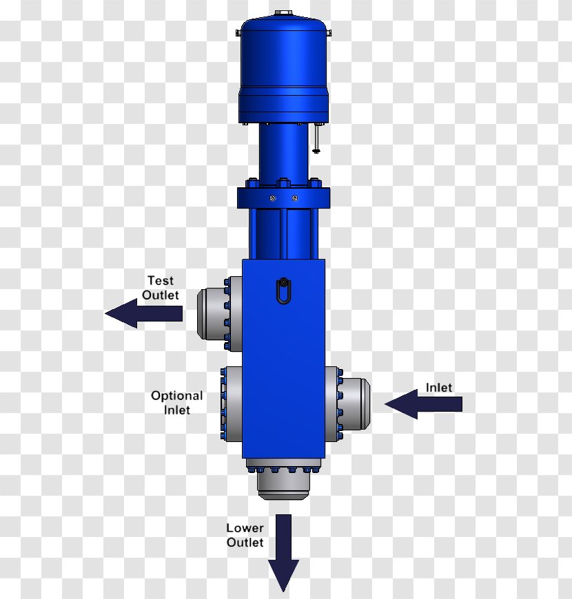 Flow Control Valve Poppet Four-way Actuator - Optical Instrument Transparent PNG