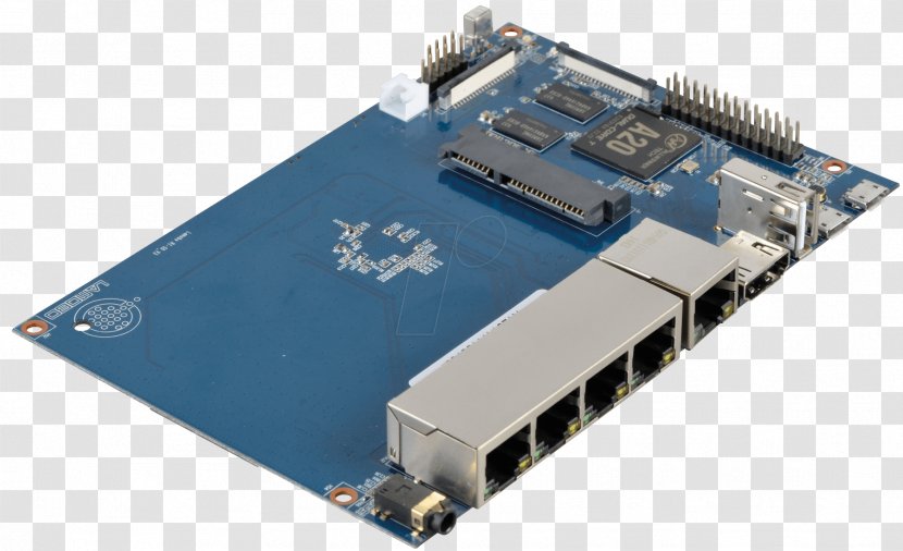 Microcontroller Banana Pi R1 Router Raspberry - Io Card - 1000 300 Transparent PNG