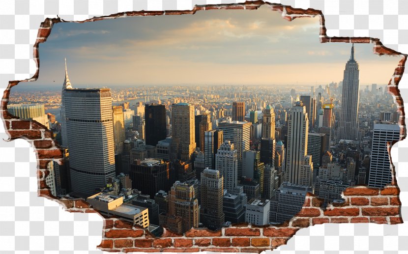 Trevian Capital City Building Curbed Travel - New York - Wall Decal Transparent PNG