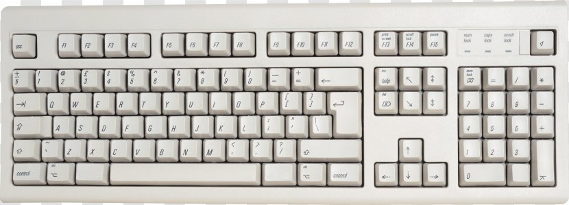 Computer Keyboard Mouse Function Key Layout Shortcut - Input Device - White Image Transparent PNG