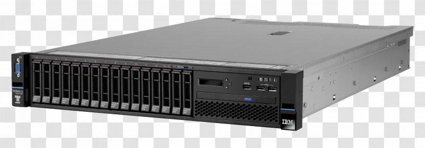 Computer Servers IBM System X Xeon 19-inch Rack - Disk Array - Server Transparent PNG