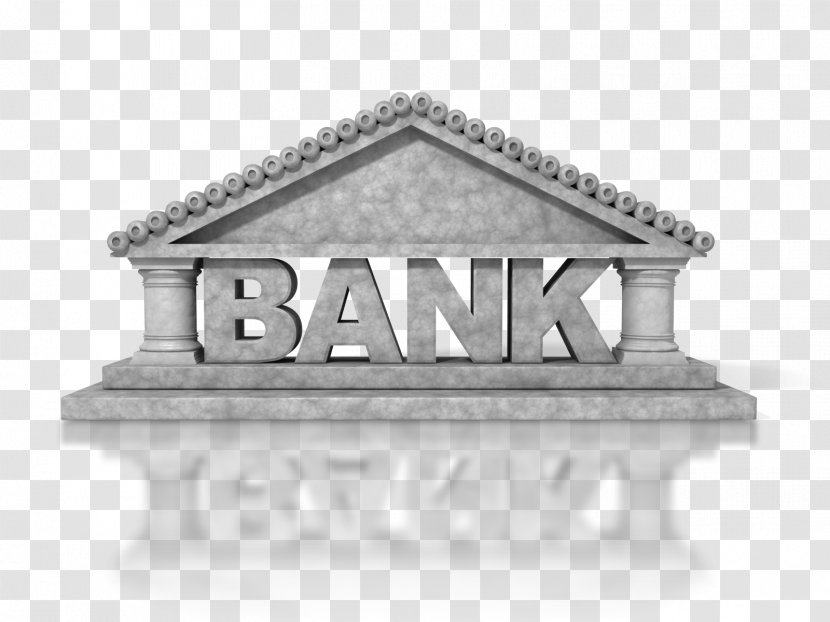 Bank Building Finance Clip Art - Monochrome Photography - File Transparent PNG