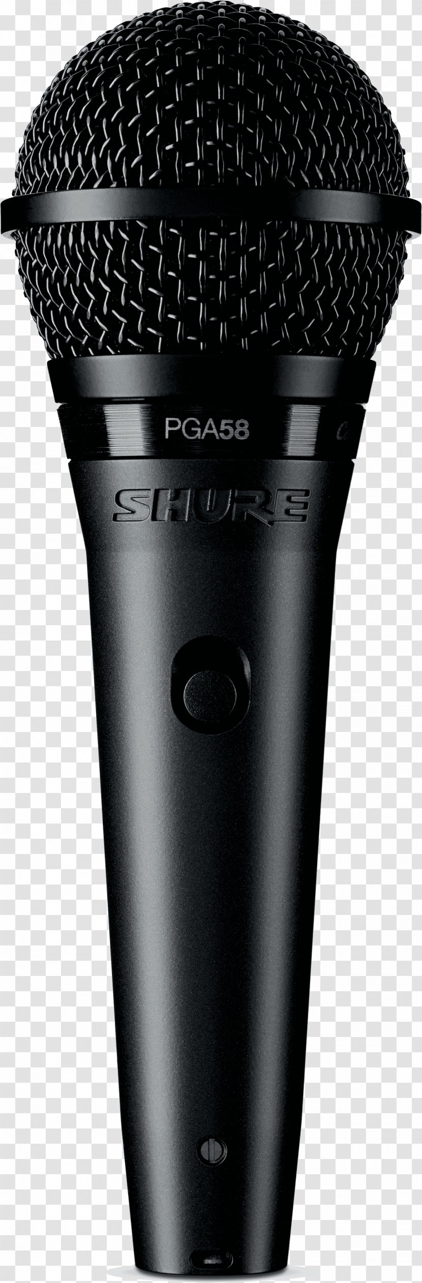 Microphone Shure PGA58 SM58 XLR Connector - Cartoon Transparent PNG
