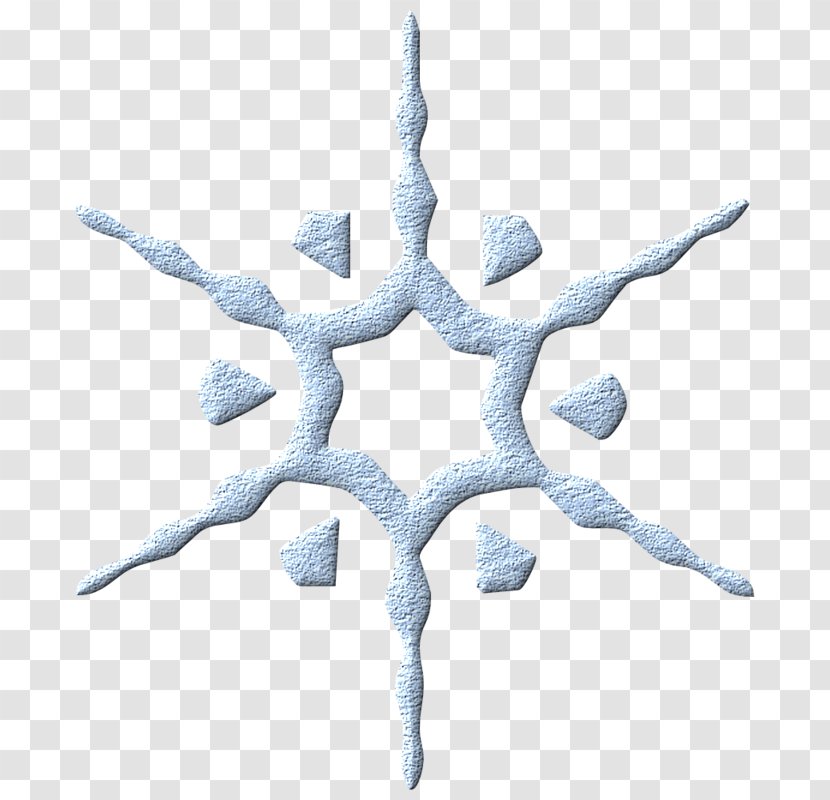 Ice Designs Snowflake - Snow - Three-dimensional Hand-painted Blue Decoration Transparent PNG