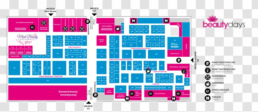 PTAK WARSAW EXPO Nadarzyn Międzynarodowe Targi Beauty Days Diagram - Map - Design Transparent PNG
