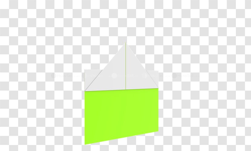 Triangle Product Design Green Brand - Cartoon Paper Airplane Transparent PNG