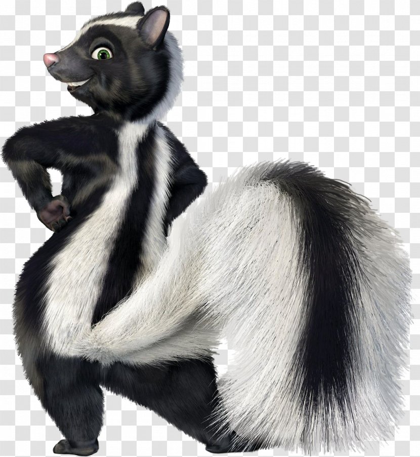 Over The Hedge DreamWorks Animation Film - Mammal - Skunk Transparent PNG
