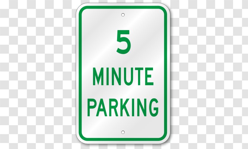 Car Park Parking Traffic Sign Towing - 5 Minutes Transparent PNG