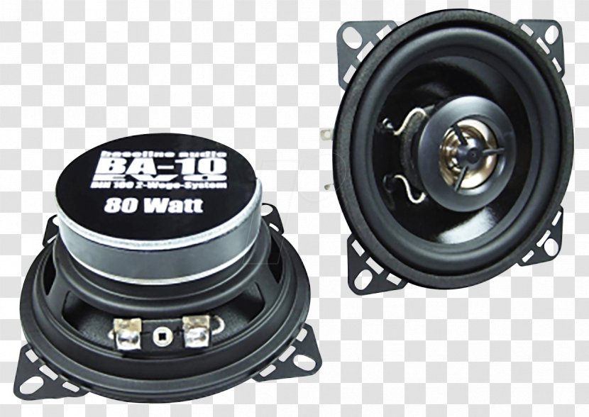 Car Coaxial Loudspeaker Subwoofer - Audio Transparent PNG
