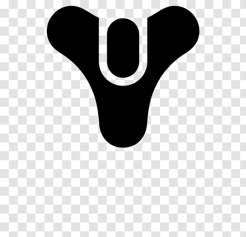 Destiny Finger Logo Font - White Transparent PNG