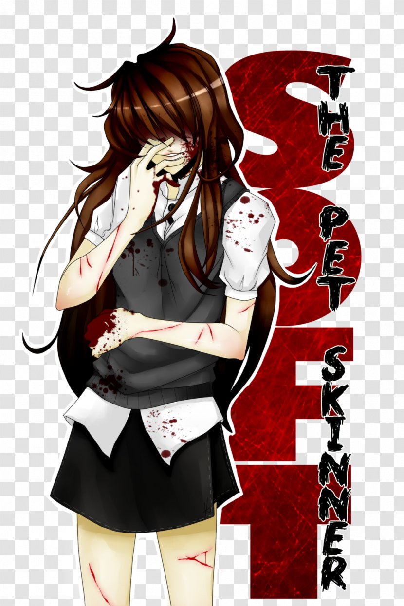 Creepypasta Pet Rabbit Drawing - Heart - Jane The Killer Transparent PNG