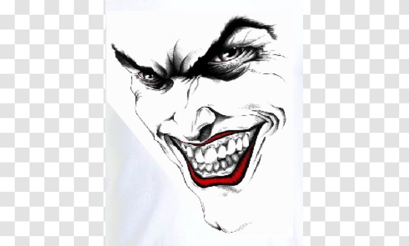Joker Batman Drawing Harley Quinn Robin - Villain Transparent PNG