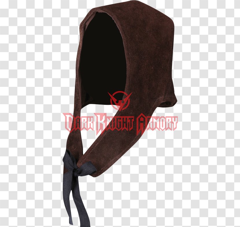 Cap Coif Lining Suede Leather - Medieval Collectibles Transparent PNG