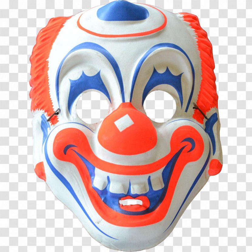 Evil Clown Mask Halloween Costume Circus Transparent PNG