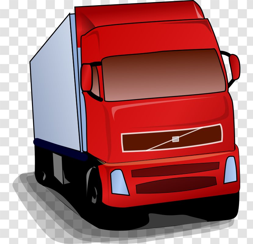 Volvo Trucks Pickup Truck FH Van Clip Art - Light Commercial Vehicle - Animated Pictures Transparent PNG