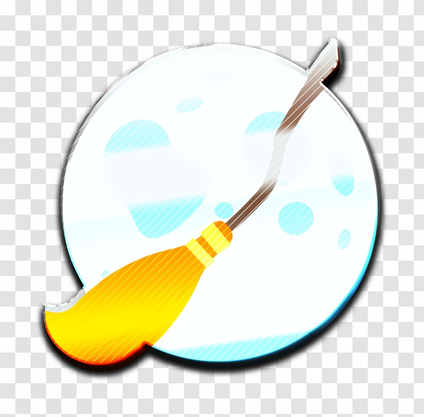 Broom Icon Halloween Holidays - Moon Transparent PNG