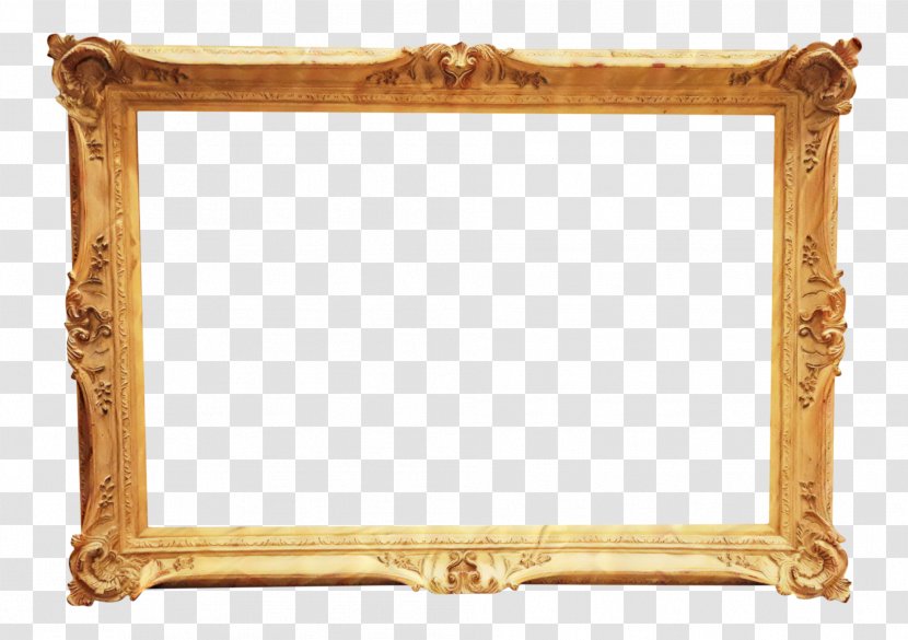 Antique Picture Frames Wood Bed Frame Image - Furniture - Ornament Transparent PNG