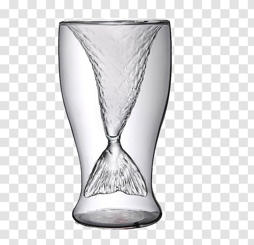 Wine Glass Mermaid Cup Drink - Double Transparent PNG