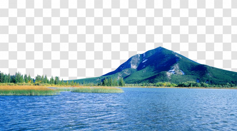 1080p High-definition Television Video Wallpaper - Photography - Scenic Mountain Lake Stock Transparent PNG