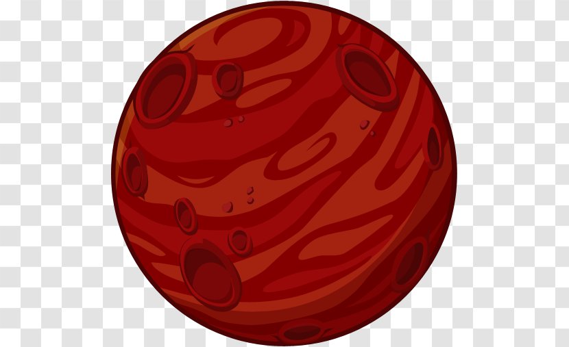 Red Circle Sphere Maroon Tableware - Mars Transparent PNG