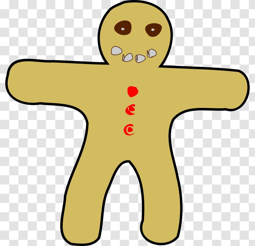 Gingerbread Man Free Content Clip Art - Ginger Bread Pictures Transparent PNG