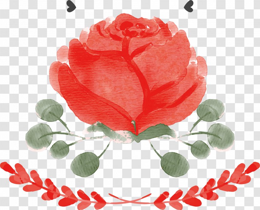 Wedding Invitation Garden Roses Beach Rose Convite - Red Transparent PNG