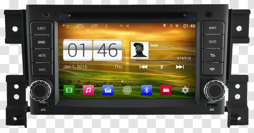 Suzuki Escudo GPS Navigation Systems 2005 Grand Vitara SX4 - Touchscreen Transparent PNG