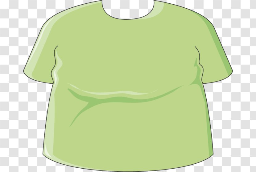 T-shirt Shoulder Sleeve Green - Yellow Transparent PNG