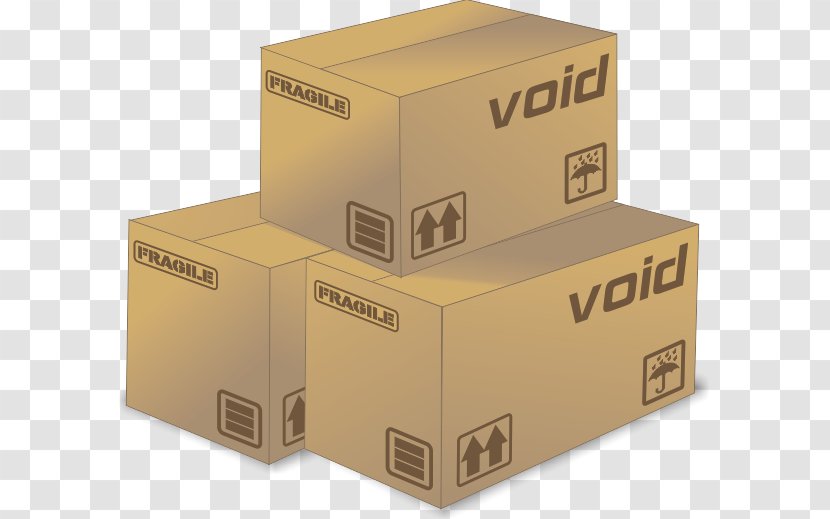 Package Delivery Cardboard Carton - Parcel - Design Transparent PNG