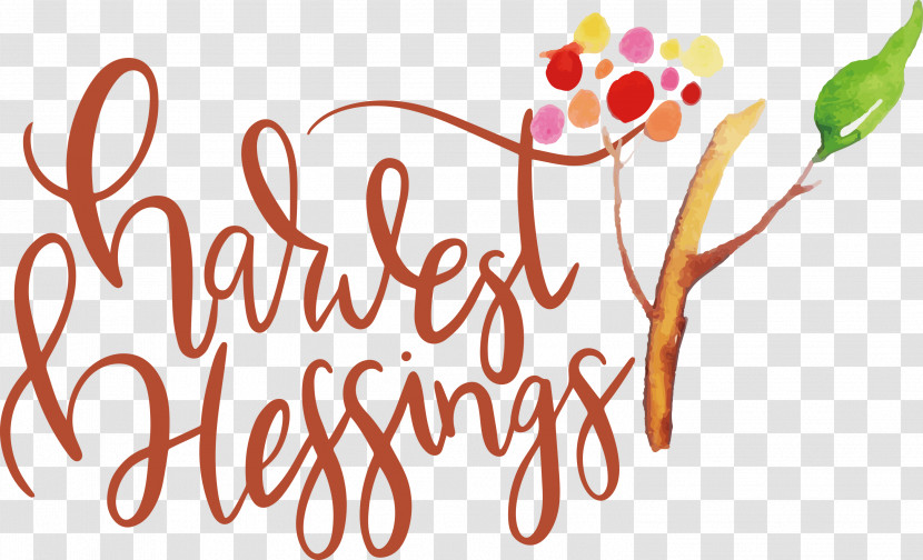 HARVEST BLESSINGS Harvest Thanksgiving Transparent PNG