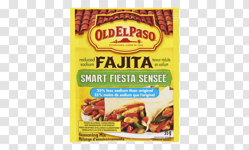 Taco Vegetarian Cuisine Fajita Old El Paso Wrap - Condiment - Beef Transparent PNG