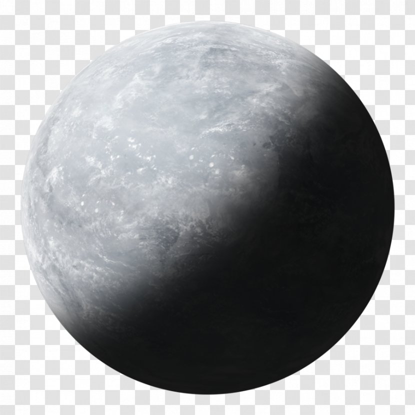 Ice Planet Mercury Atmosphere - Moon - Planets Transparent PNG