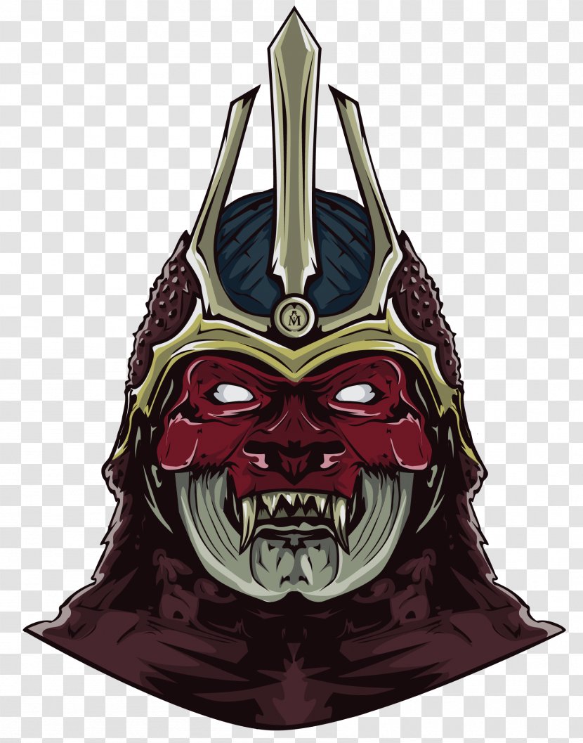 Headgear Character Fiction - Samurai Helmet Transparent PNG