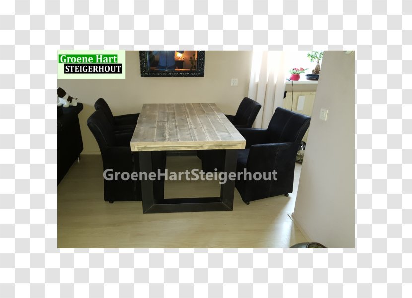 Table Eettafel Steigerplank Chair - Furniture Transparent PNG