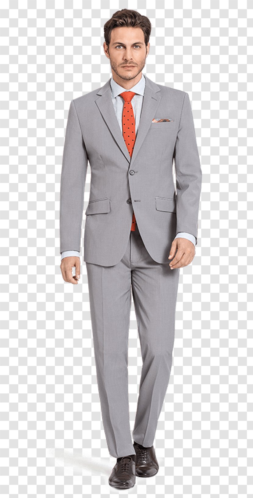 Tuxedo Suit Blazer Shirt Jacket - Formal Wear - Gray Transparent PNG