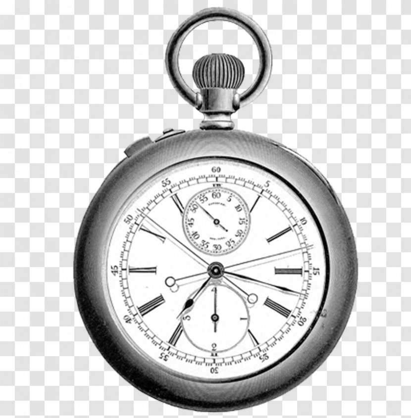 Pocket Watch Tiffany & Co. Stopwatch Clock - Chronograph Transparent PNG