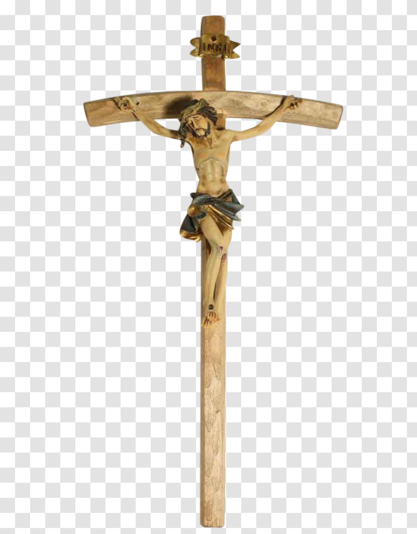Crucifix Christian Cross Jesus, King Of The Jews Wood - Jesus Transparent PNG