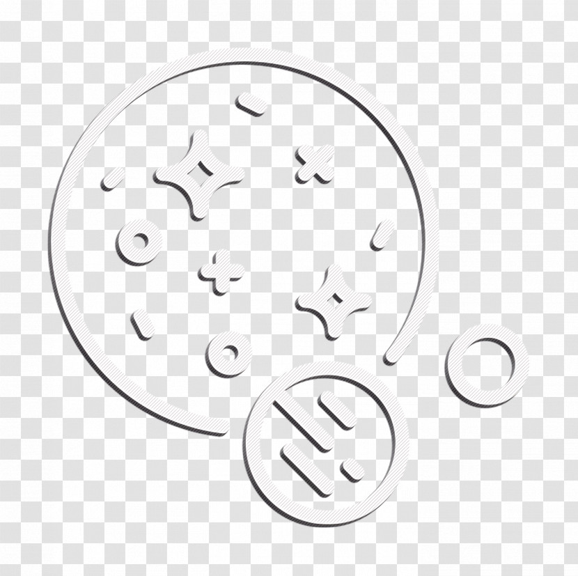 Moon Icon Space Icon Planets Icon Transparent PNG