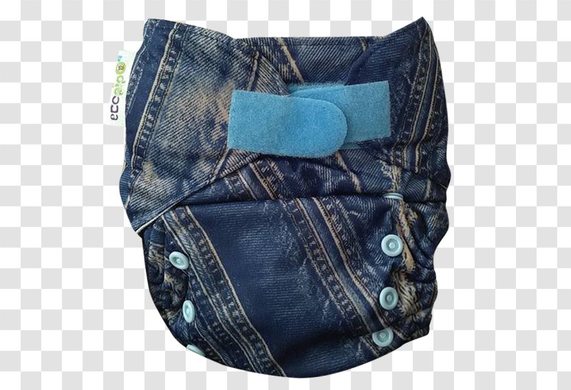 Handbag Ecopipo Jeans Textile Diaper - Turquoise Transparent PNG