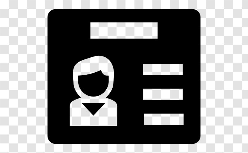 Employee Card - Laborer - Black And White Transparent PNG