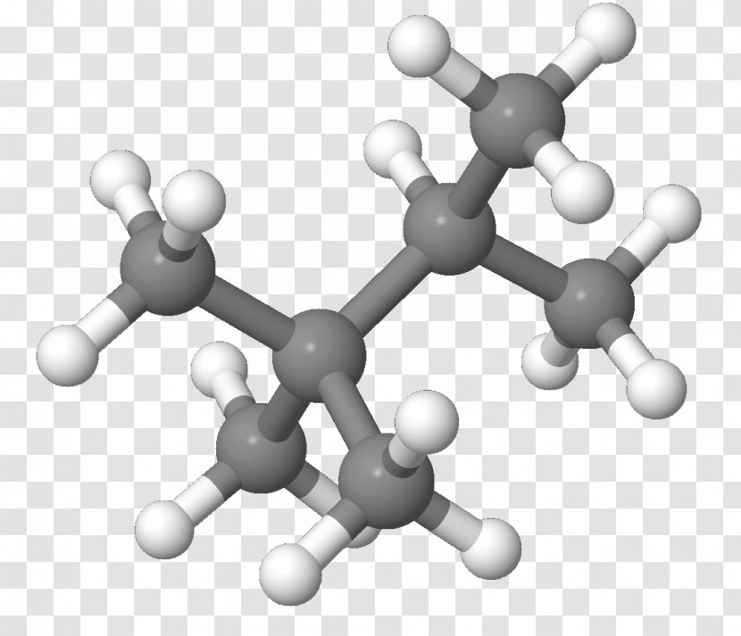 Triptane 2,2-Dimethylbutane 2,3-Dimethylbutane 2,3,3-Trimethylpentane Heptane - Chemistry - Black And White Transparent PNG