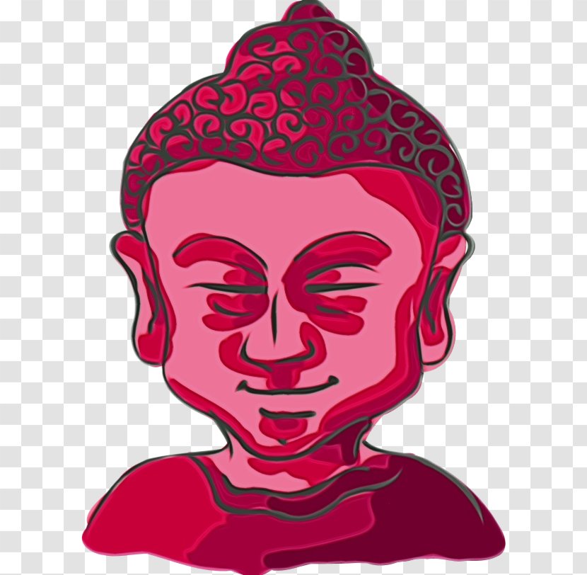 Buddha Cartoon - Buddhism - Forehead Lip Transparent PNG