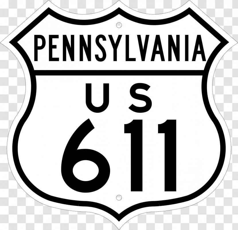 Pennsylvania Route 611 Logo Clip Art - Text - Area Transparent PNG