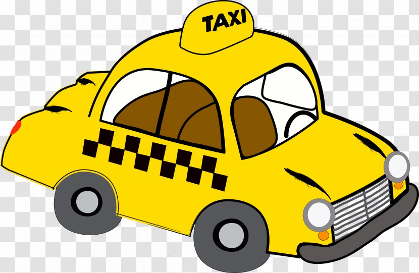 Taxi Yellow Cab Stock Photography Clip Art - Car Transparent PNG
