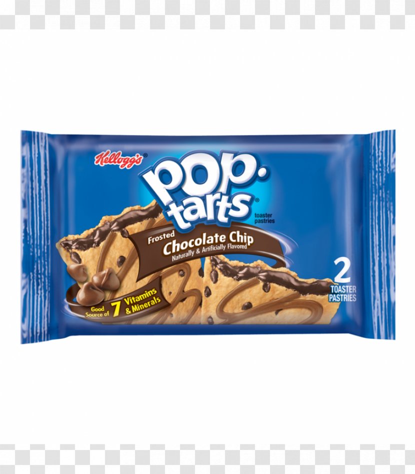Chocolate Chip Cookie Frosting & Icing Toaster Pastry Breakfast Cereal Pop-Tarts - Food Transparent PNG