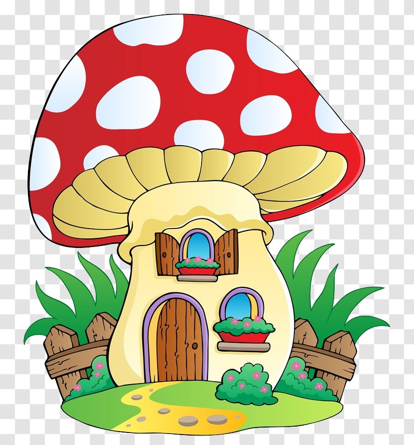 Cartoon Royalty-free Stock Photography Illustration - Shutterstock - Mushroom House Transparent PNG