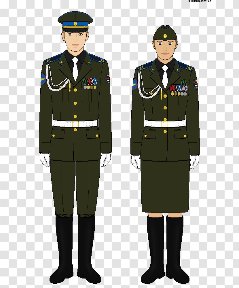 Military Uniforms Army Officer Dress Uniform - Full Transparent PNG